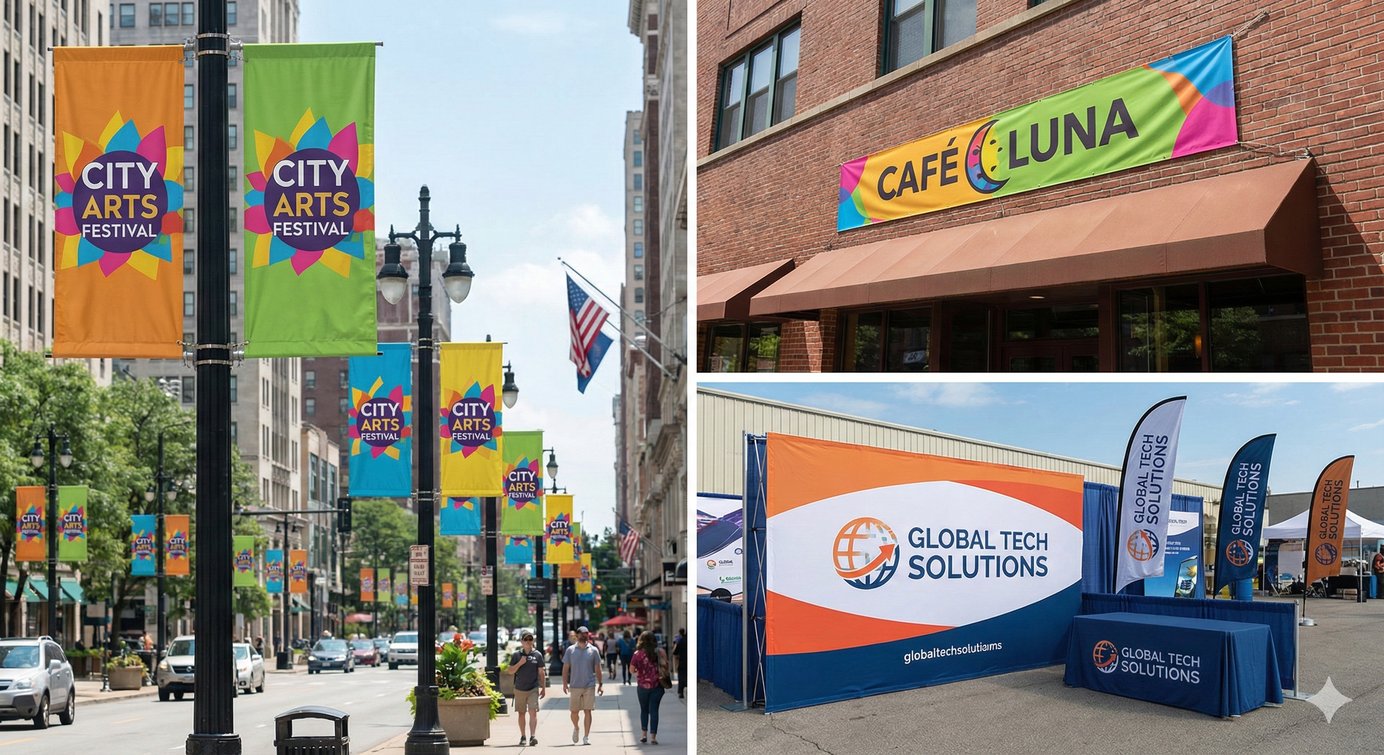 Custom Banner Digitally Printed - Nylon